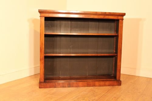 Victorian Figured Walnut Bookcase
