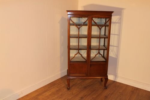 Edwardian Mahogany China Cabinet
