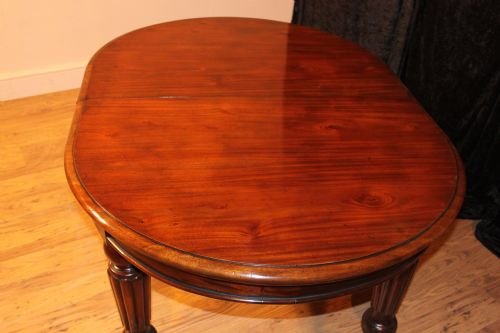 fig 1. Victorian Mahogany extending dining table