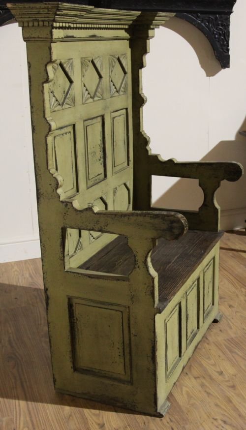Irish Painted Settle