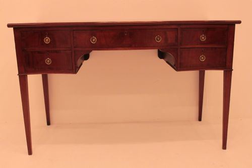 Mahogany Serpentine Sideboard in the Sheraton Style