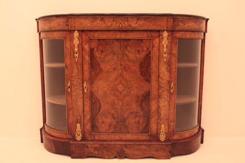 Burr Walnut Credenza