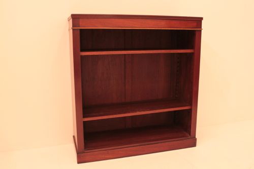 Mahogany Open Bookcase