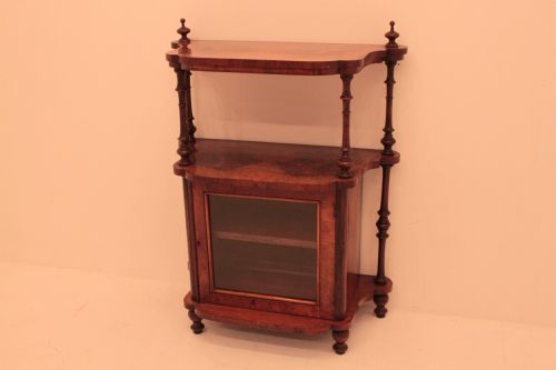 Victorian Burr Walnut What Not