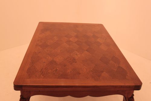 fig 1. French Oak Draw leaf Table