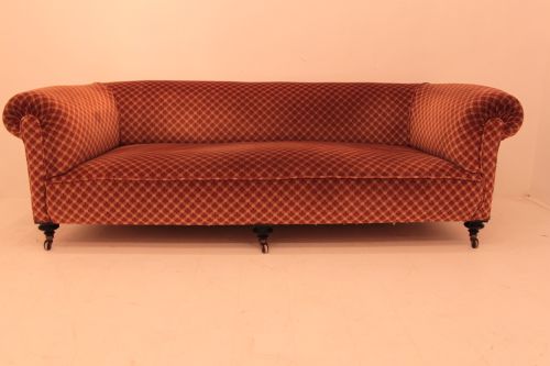An Unusually Large Victorian Chesterfield Sofa