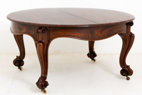 fig 1. Victorian Superb Quality Oval Extending dining table