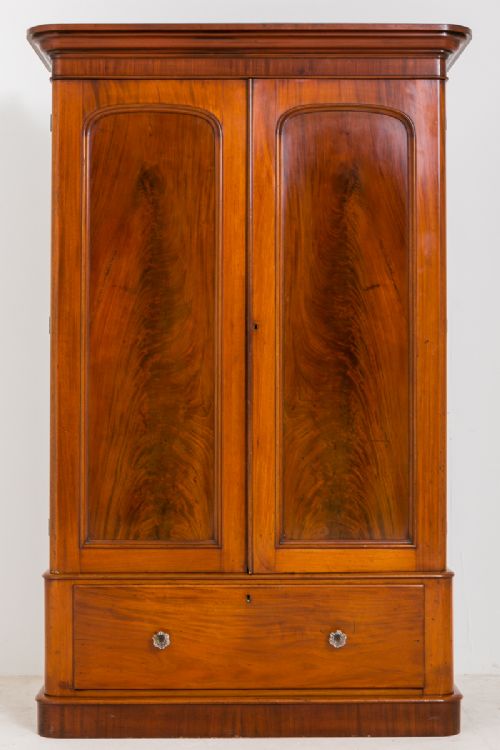 Mid Victorian Mahogany Wardrobe