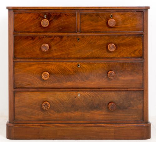 Mid Victorian Mahogany Chest of Drawers