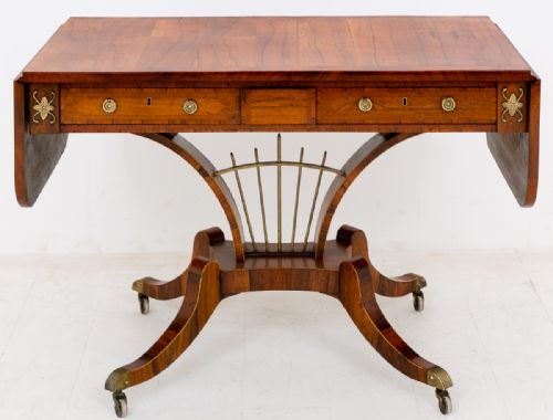 Superb Regency Rosewood Sofa Table