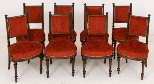 Superb Set of 8 William IV Style Mahogany Chairs