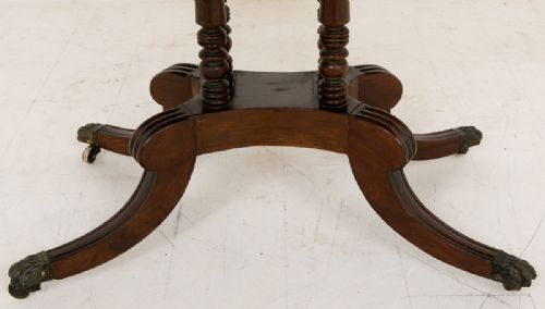 REGENCY MAHOGANY SOFA TABLE - ADDITIONAL PHOTO 1