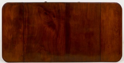 REGENCY MAHOGANY SOFA TABLE - ADDITIONAL PHOTO 5
