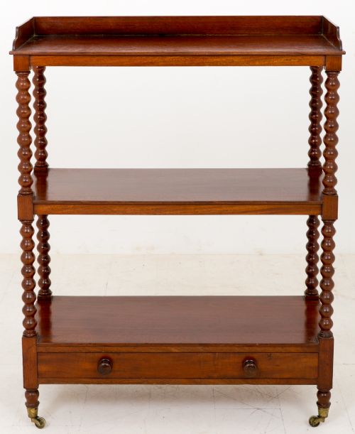 Mid Victorian Mahogany Dumb Waiter