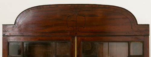 REGENCY MAHOGANY SECRETAIRE BOOKCASE - ADDITIONAL PHOTO 4