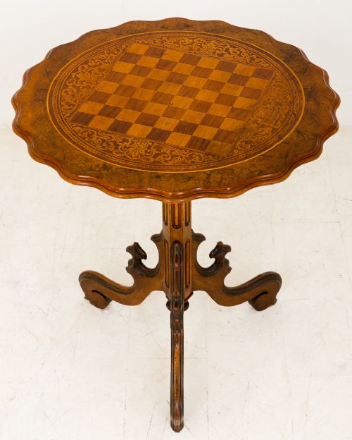 Mid Victorian Walnut Occasional Table