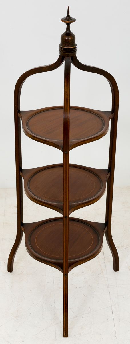 Very Pretty Sheraton Revival Mahogany Cake Stand