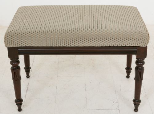 Mahogany William IV Stool