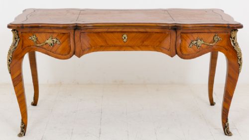 French Mid 19th Century Walnut Bureau Plat