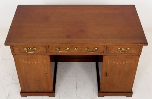 French Inlaid Mahogany Desk