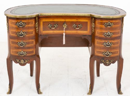 Mahogany French Kidney Shaped Ladies Writing Desk