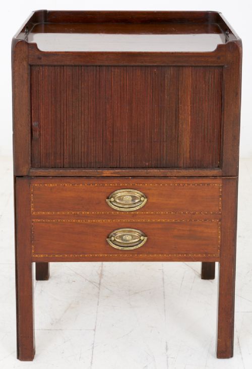 Georgian Mahogany Bedside Cabinet