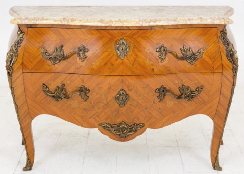 fig 1. A superb French Walnut Commode