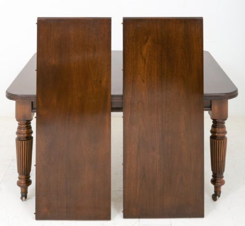 fig 1. Victorian Walnut Extending Dining Table