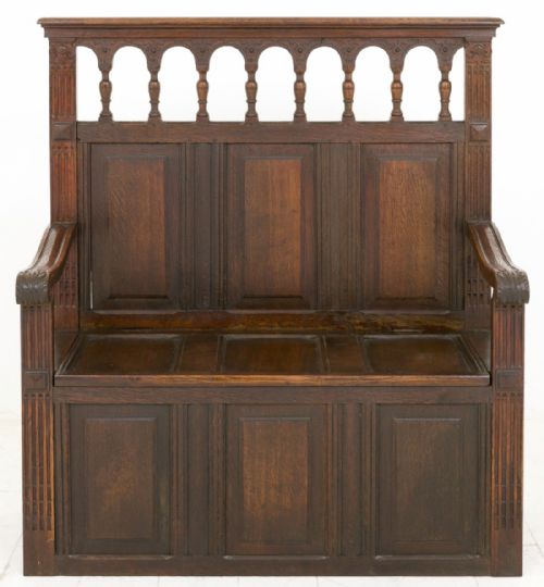 Oak Settle