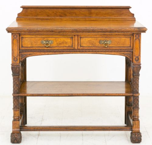 Pollard Oak Dumb Waiter