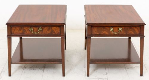 Pair of Mahogany End Tables