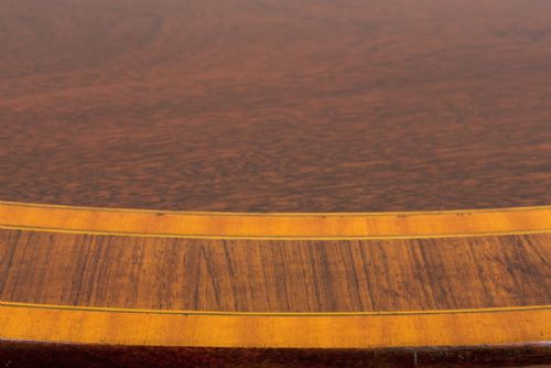 fig 1. Regency style Mahogany Circular Dining Table