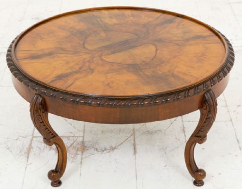Walnut Circular Coffee Table