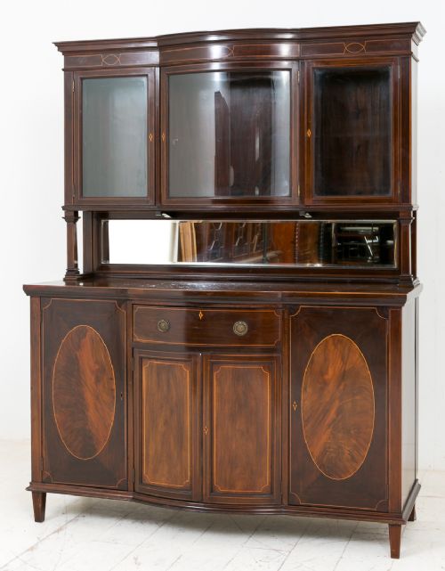 Sheraton Revival Sideboard / Display Cabinet