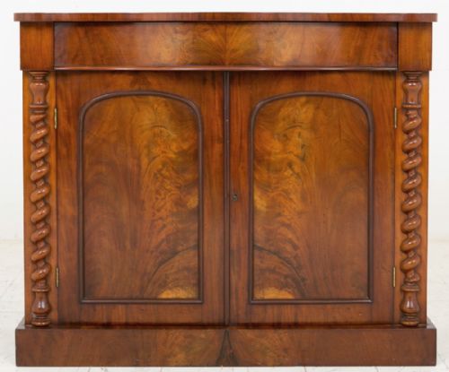 Victorian Mahogany 2 Door Side Cabinet.
