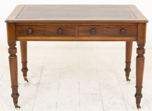Victorian Mahogany 2 Drawer Writing Table