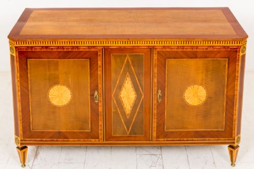 A Superb Quality Inlaid Dutch Side Cabinet