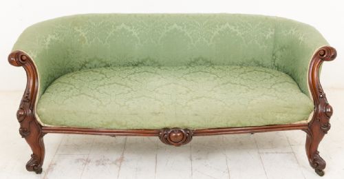 Victorian Mahogany Settee