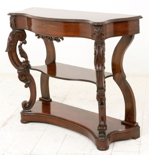 French Mahogany Console Table