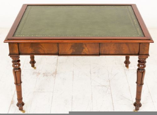 William IV Mahogany 3 Drawer Writing Table