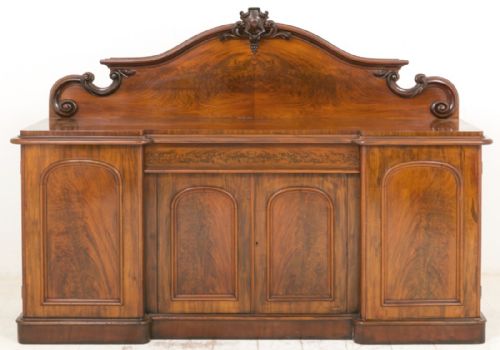 Superb Quality Mid Victorian Mahogany 4 Door Sideboard