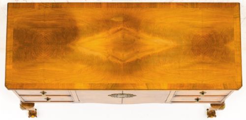 fig 2. Superb Quality Walnut Queen Anne Dining Suite