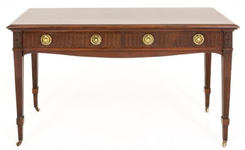 Superb Quality Mahogany 2 Drawer Side Table