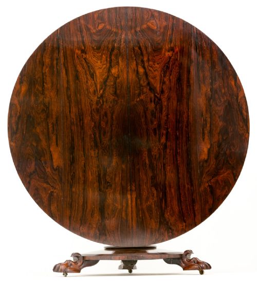 Superb Quality William IV Rosewood Circular Dining Table