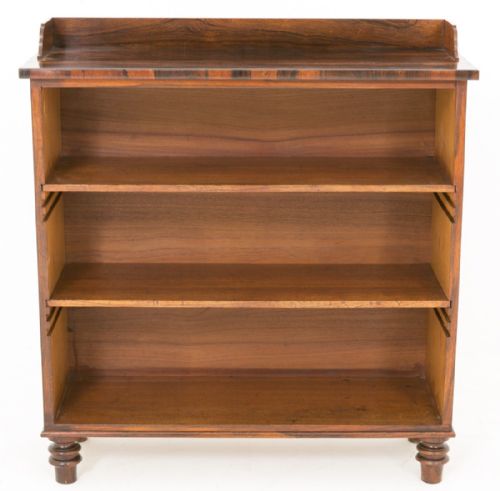 Regency Rosewood Open Bookcase