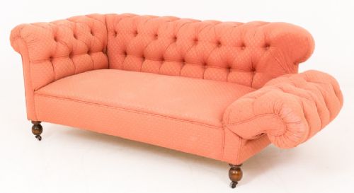 Victorian Drop End Chesterfield Settee