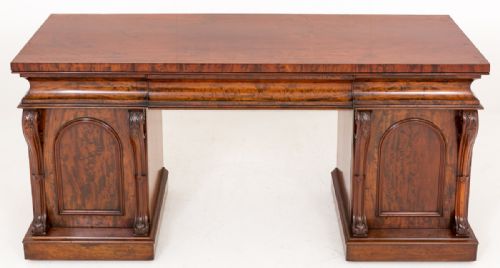 Superb Quality Mahogany Pedestal Sideboard