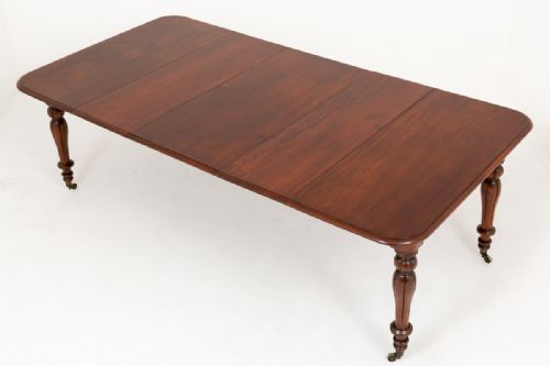 William IV Mahogany 3 Leaf Extending Dining Table