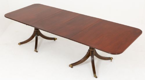 Mahogany Regency Style Dining Table