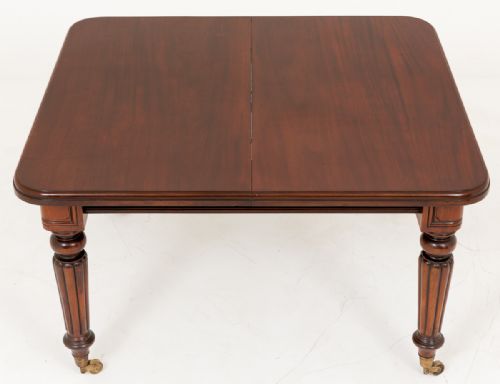 fig 1. Mahogany William IV Extending Dining Table